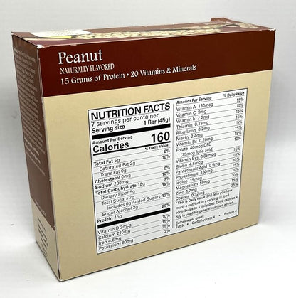 Peanut Bar - New Journey Weight (7 bars/box)