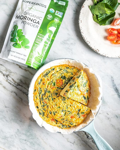 MRM Nutrition Moringa Powder| Superfoods | Digestive Health | High Fiber | Antioxidant | 60 Servings