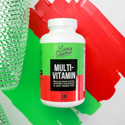 LIVELY VITAMIN CO. Multivitamin 37 Vitamins 240 Vegetarian