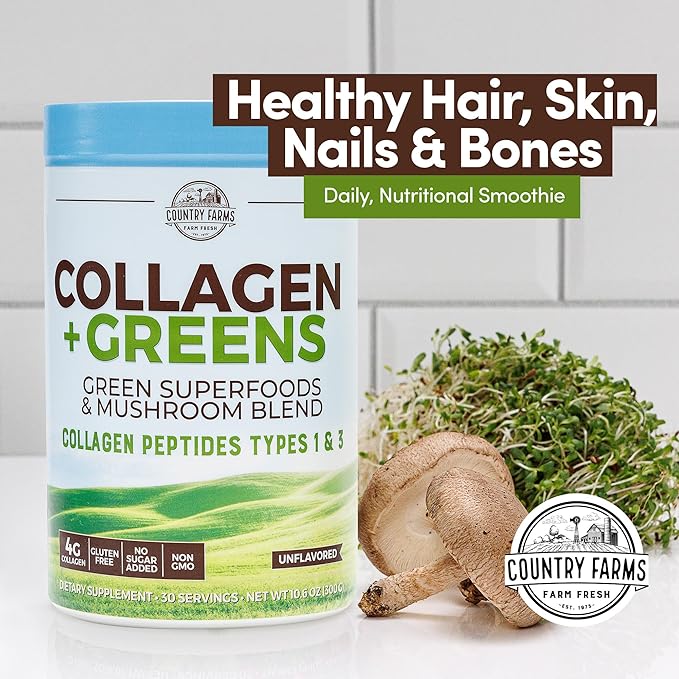 COUNTRY FARMS Collagen Peptides Powder 21.2 Oz, 60 Servings