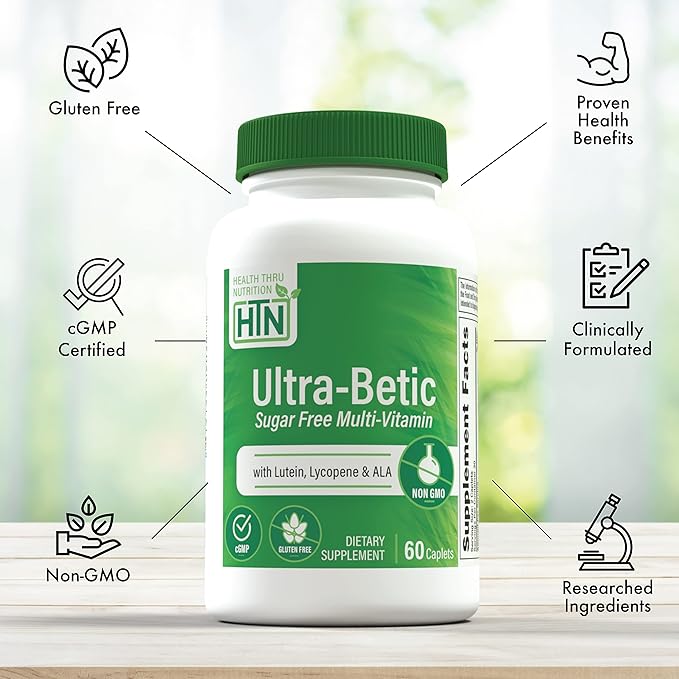 Health Thru Nutrition Ultra-Betic Multivitamin 60 Count