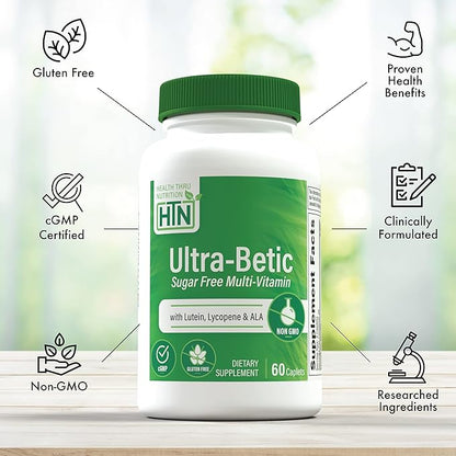 Health Thru Nutrition Ultra-Betic Multivitamin 60 Count