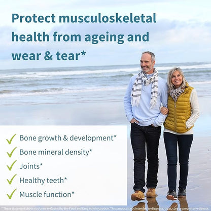 High Absorption Algae Calcium & Magnesium K2 & D3, Non-GMO 6 x 60 Tablets,
