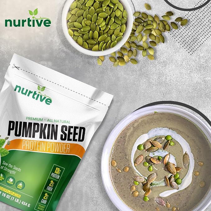 Pumpkin Seed Protein Powder 26 Servings (16 oz 454g)
