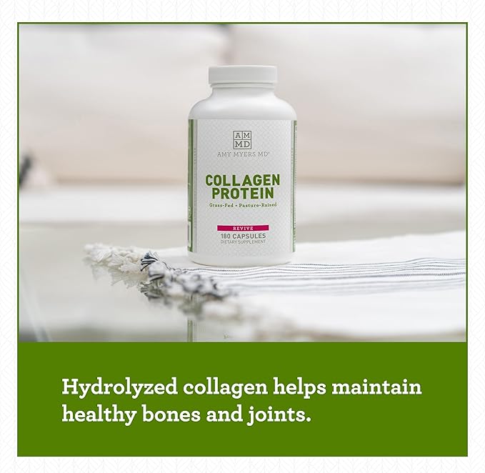 Amy Myers Collagen Protein Capsules 180 1 and 3 for 30 Servings