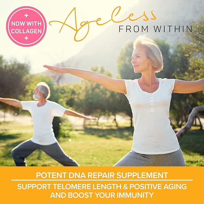 Telomere Supplements w/Potent Astragalus Root Extract 60 Capsules