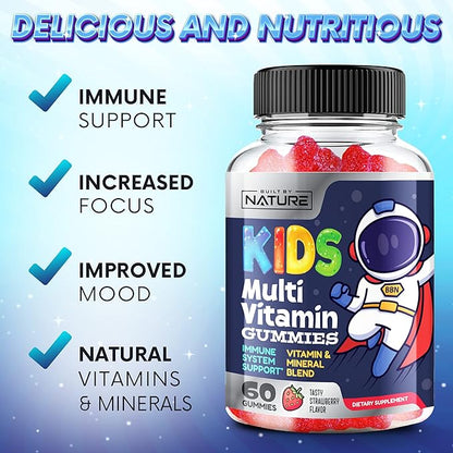 Kids Multivitamin Gummies B6, B12, B12, and 60 Gummies