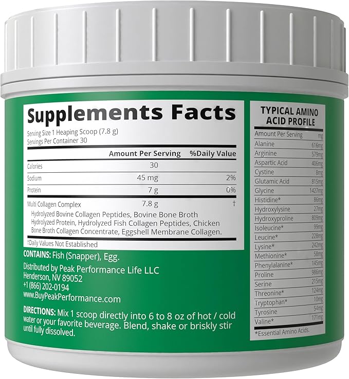 Peak Performance All 5 Multi-Collagen Protein