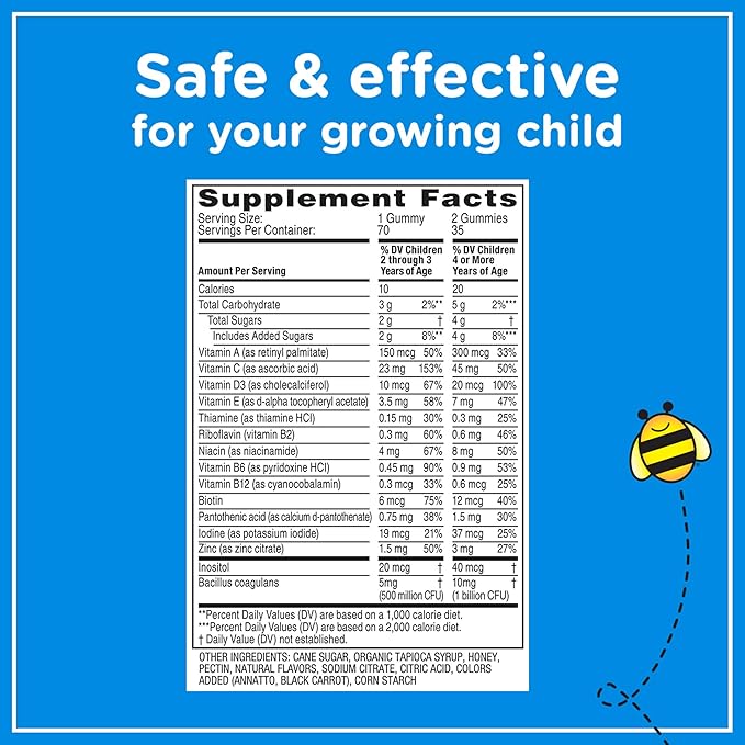 Zarbee's Kid's Complete Daily Multivitamin + 70 Count