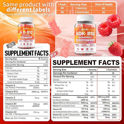 Methylated Multivitamin Women Men, Vitamin D3 K2 5000IU 5000IU / 10,000IU, B12 B12 5000 5000 mcg 2500mcg, K2 K2 (MK-7) (MK-7) 240mcg- 240mcg- ADK+Methyl B12, Vegan D3,Vitamin A,C,Zinc