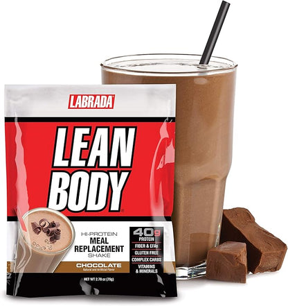 Lean Body MRP All-In-One Chocolate Meal 40g Protein, 8g Healthy 22 Vitamins (42 Packets)
