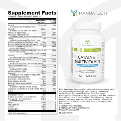 Mannatech Catalyst Multivitamin 120 Tablets, Maximize