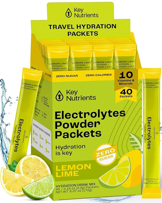 KEY NUTRIENTS Electrolytes Lemon Lime 40’s Stick Packs