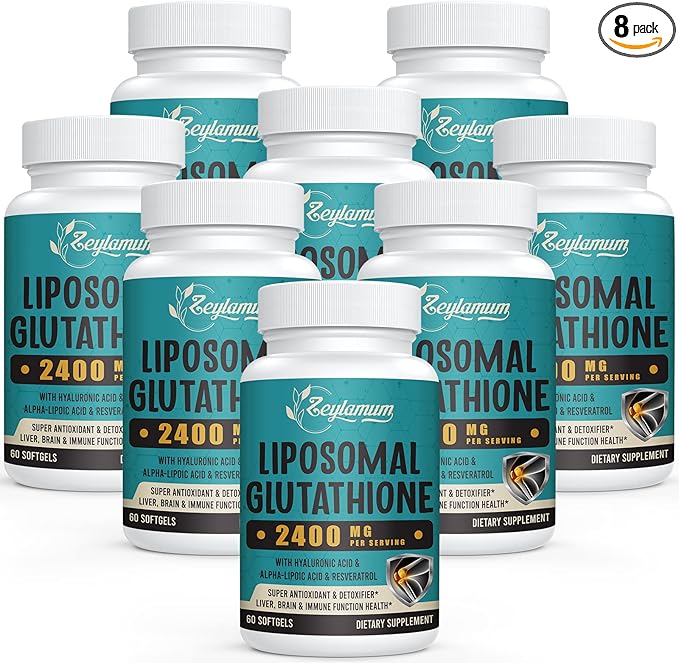 2400 MG Liposomal Glutathione Softgels, Max 480 Softgels