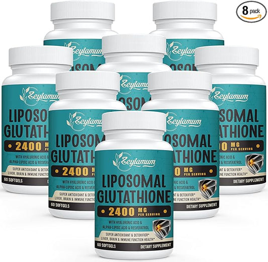 2400 MG Liposomal Glutathione Softgels, Max 480 Softgels