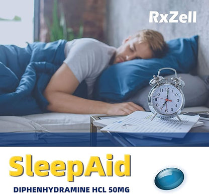 Sleep Aid, Diphenhydramine HCl 50mg, 440 Softgels