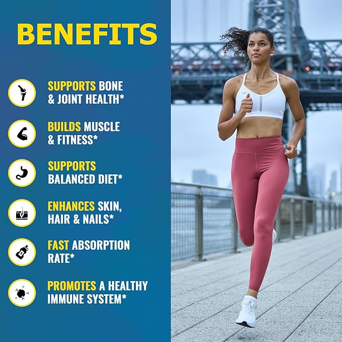 Zammex Premium Collagen Peptides Powder Unflavored,Hydrolyzed Friendly,60 Servings