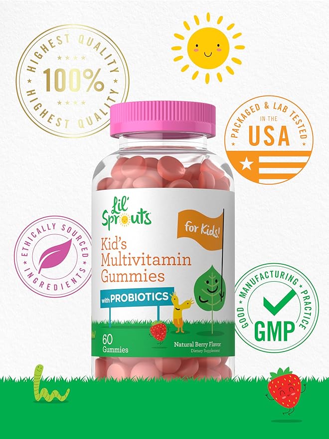 Carlyle Kids Multivitamin Gummies with Probiotics 60 Chewables
