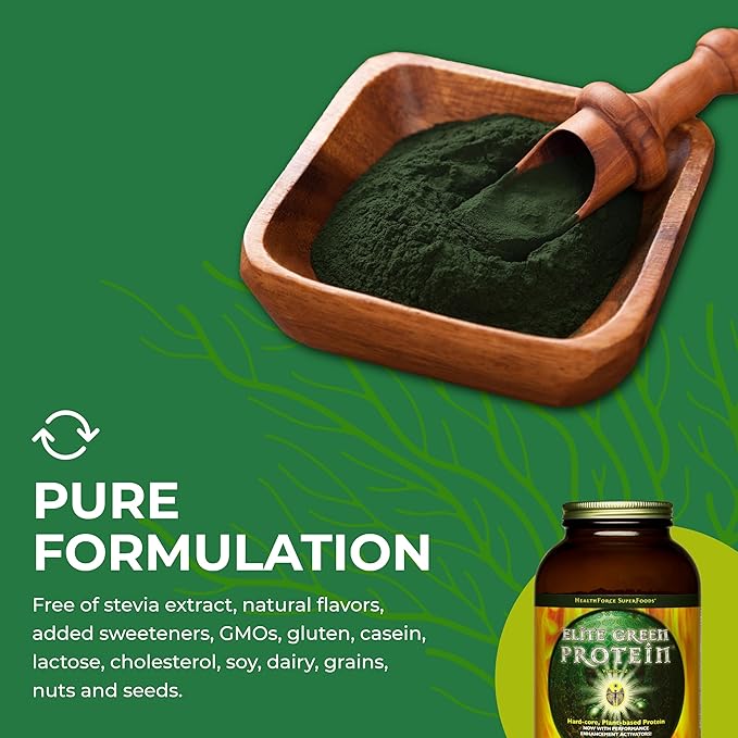 HealthForce SuperFoods Elite Green Protein - 500 g Powder