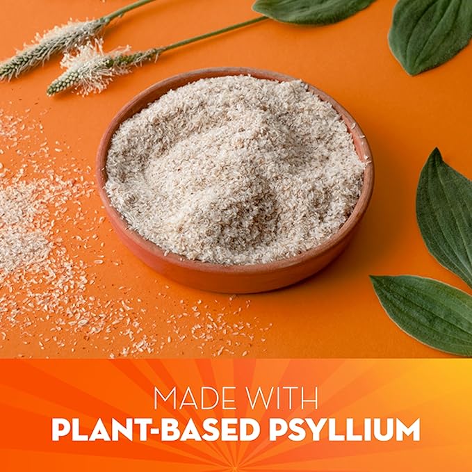 Metamucil On-The-Go, Daily Psyllium Husk Powder 4-in-1 Fiber 44 Packets