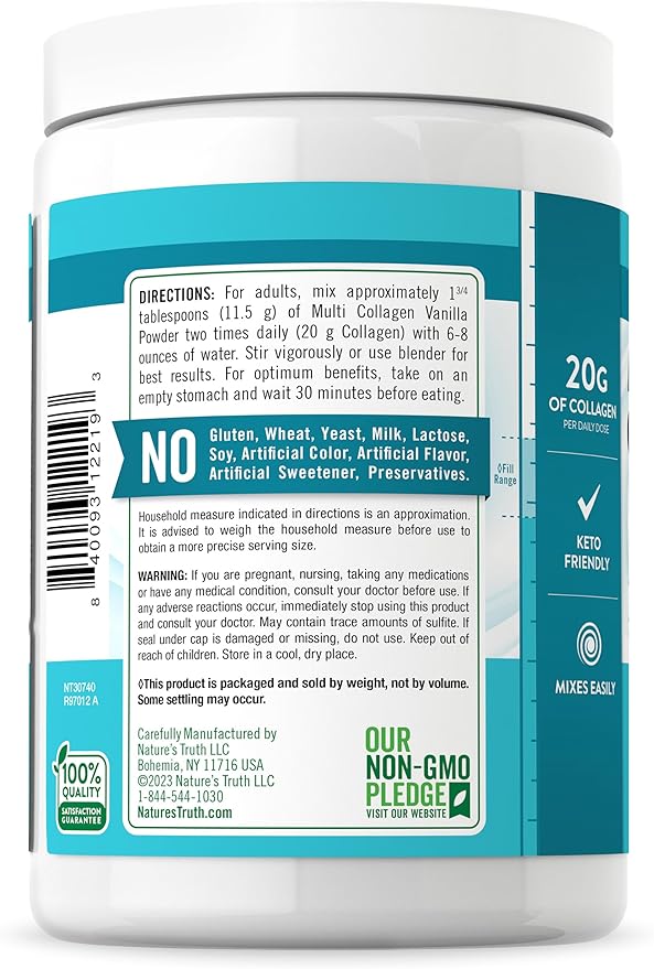 Nature's Truth Multi Collagen Protein Powder 9 oz