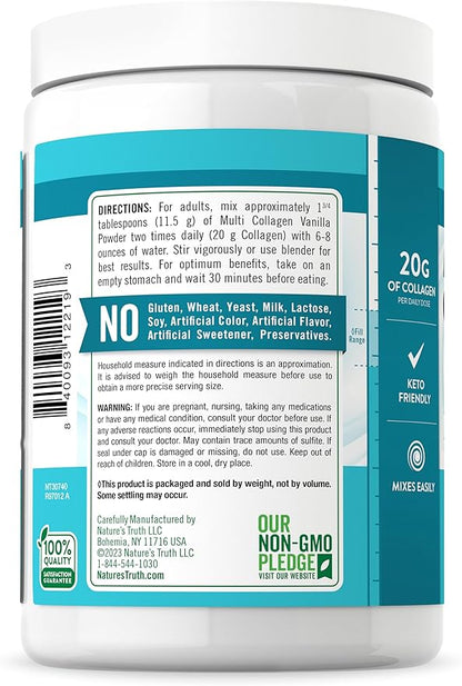 Nature's Truth Multi Collagen Protein Powder 9 oz