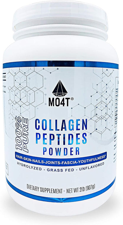 MO4T Collagen Peptides- Grass-Fed- Hydrolyzed -Bovine (2 pounds)