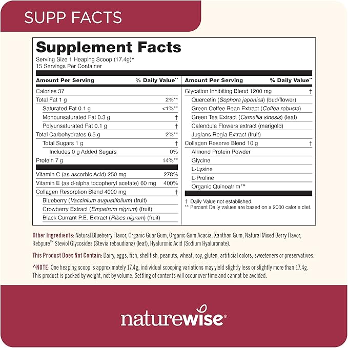 NatureWise Vegan Collagen Powder 15 servings