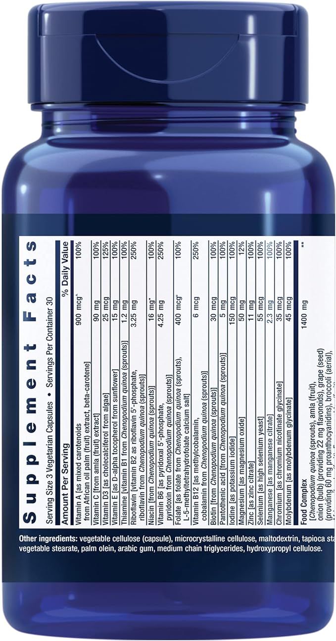 Life Extension Plant-Based Multivitamin – Plant 90 Capsules