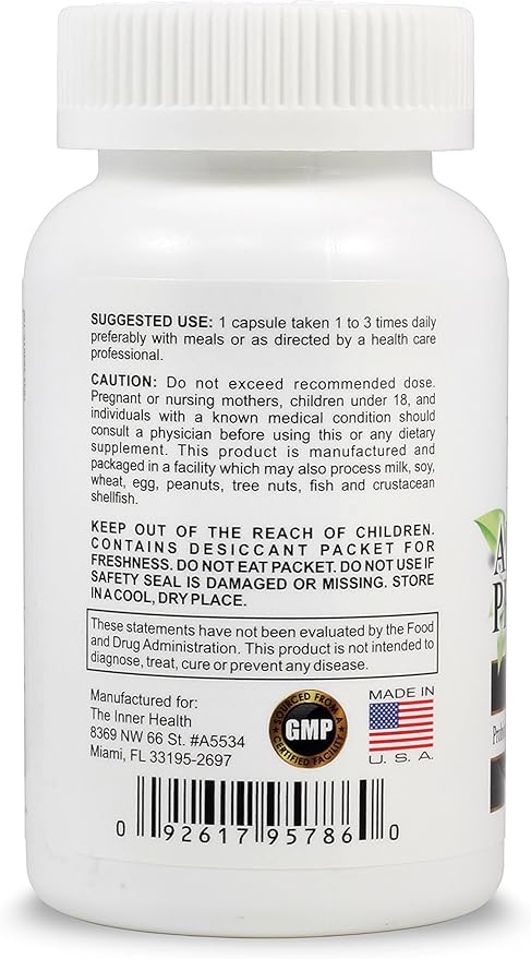 PROBIOTIC Supplement 5.75 Billion Organisms-Bacillus Subtilis L.Plantarum-120 Caps
