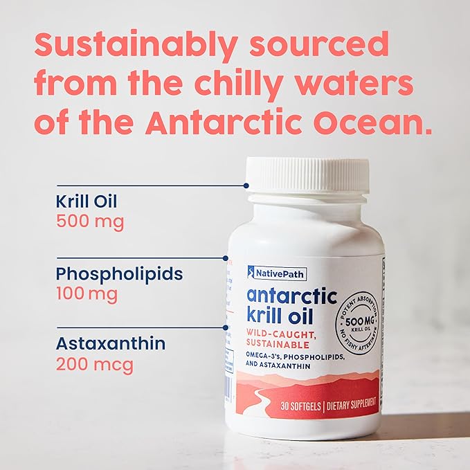 NativePath: Antarctic Krill Oil Omega-3 Fatty 30-Day Supply