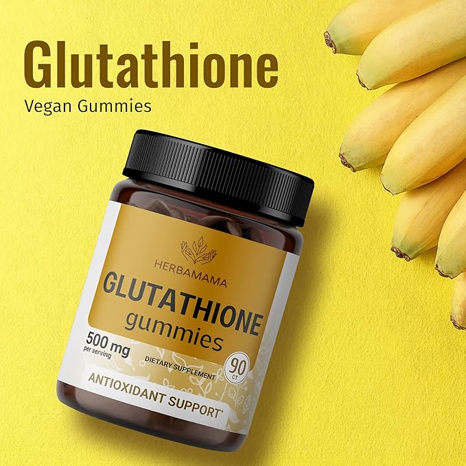 HERBAMAMA Reduced Glutathione Gummies 500mg - 90 Chews