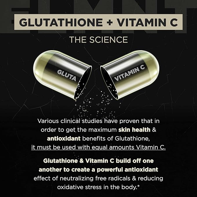 ELMNT 2150mg Super Antioxidant Liposomal Glutathione 1000mg - 90 Pills