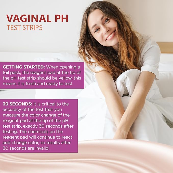 Pelvana Vaginal pH Balance Test Strips 100 Tests
