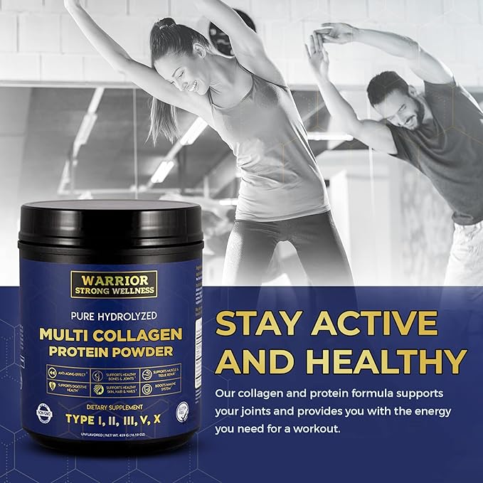 Pure Hydrolyzed Multi Collagen Protein Powder,