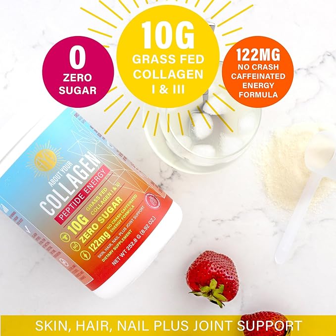 Peptide Energy Collagen Powder Hair, Nail, 8.92 oz