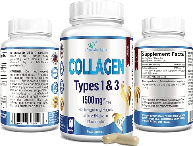 Collagen Types I & III 60 Capsules