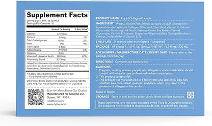 Marine Collagen Liquid, Collagen Drink, Marine 1.69 Fl 10), Collagen