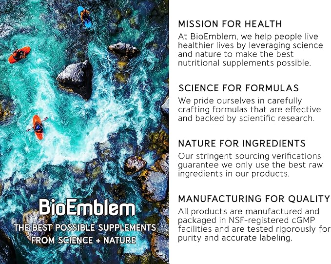 BioEmblem Antarctic Krill Oil Supplement 1000mg | Omega-3 Oil 60-Count Non-GMO