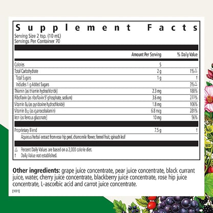 Floradix Floravital Liquid Iron & Vitamins Formula 23 fl