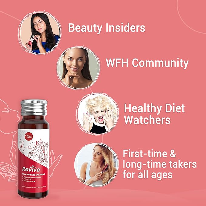 Liquid Collagen for Women, Collagen Drink 10,000mg Marine 1.69 Fl 30)