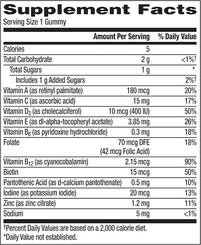 Centrum Kids Multivitamin Gummies, Tropical Punch, 110 Count, 110 Day