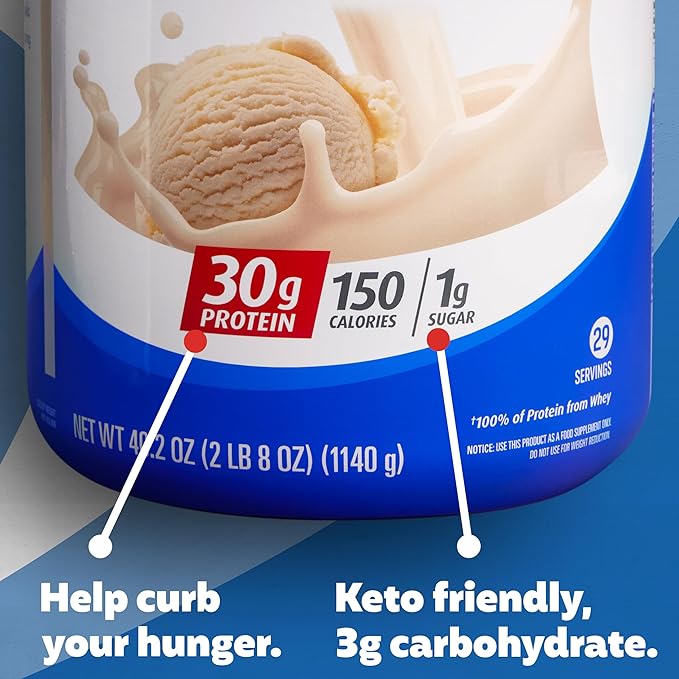 Premier Protein Protein Powder, 30g Protein, 1g Sugar, 29 Servings, 40.2oz