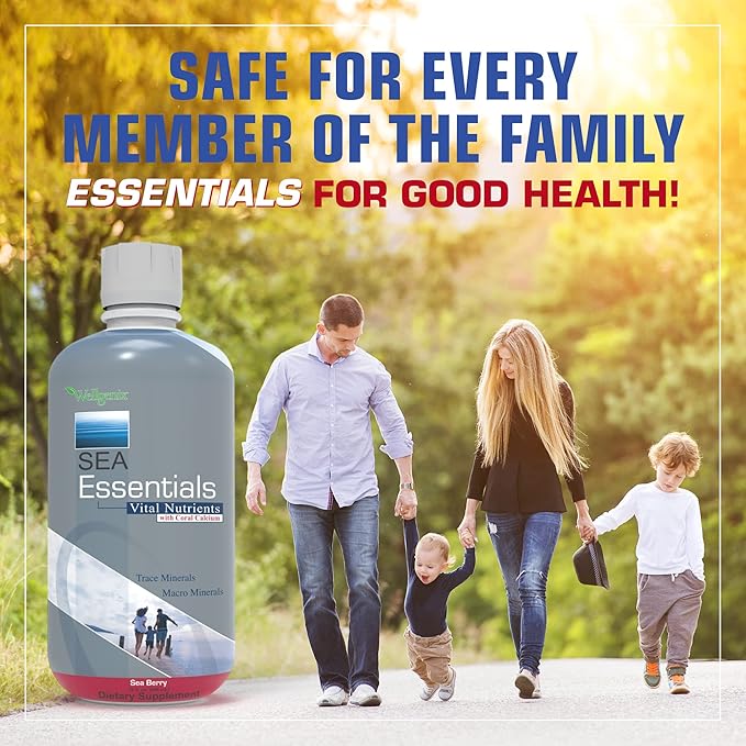 Wellgenix Sea Essentials Coral Calcium Liquid 32 Fl (5)