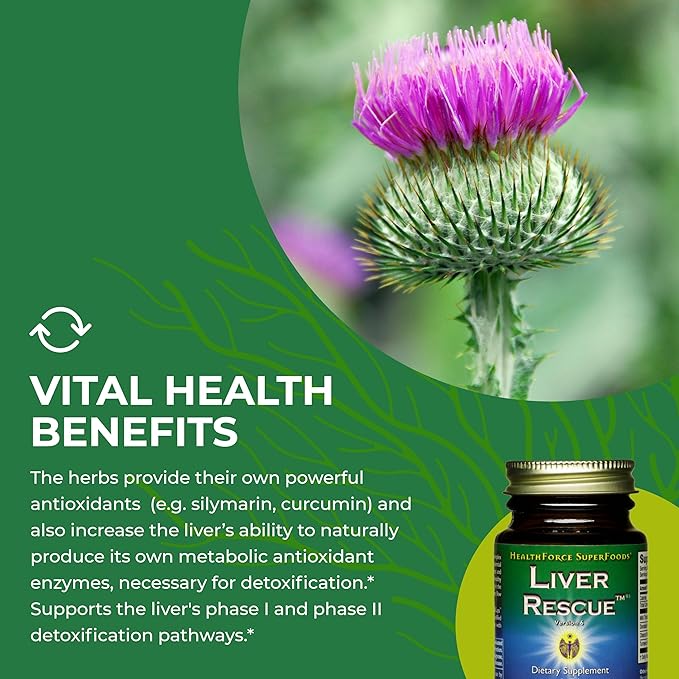 HEALTHFORCE SUPERFOODS Liver Rescue 30 Capsules