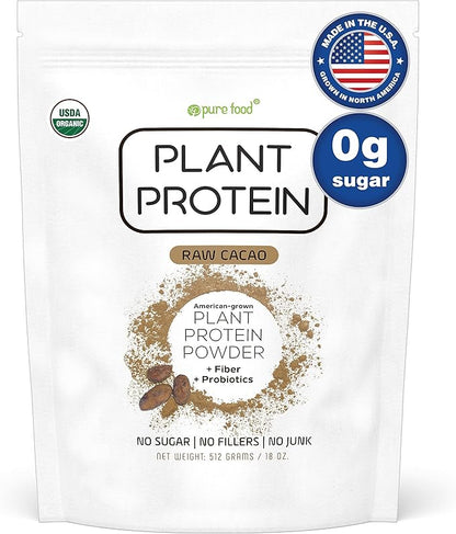 Plant Based Protein Powder with Probiotics