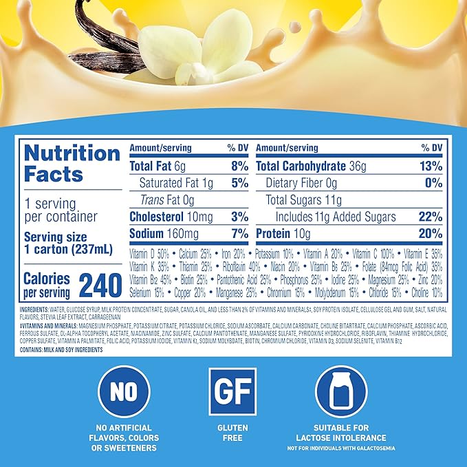 Carnation Breakfast Essentials Ready-to-Drink, Classic French 8 FL 24)
