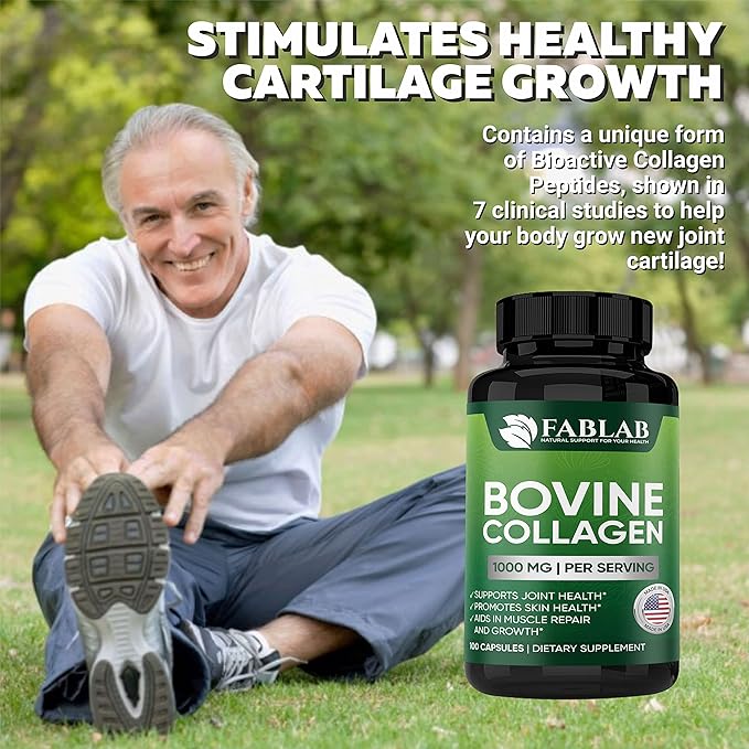 FabLab Bovine Collagen Type I Supplement 100 Capsules