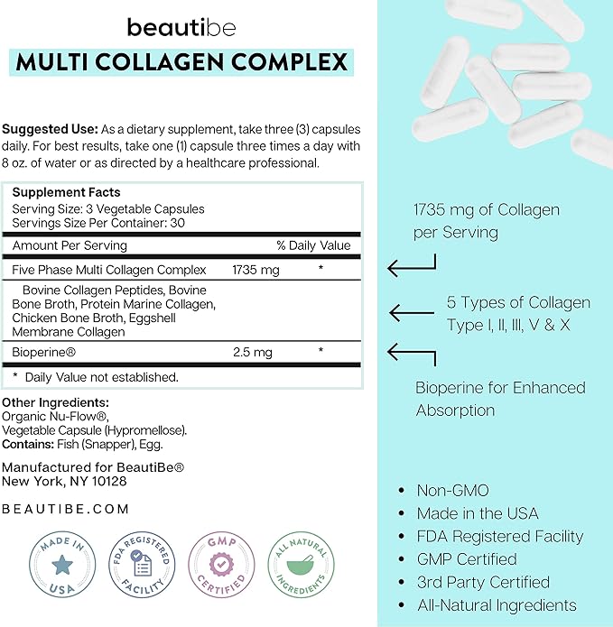 Collagen Pills for Women & Men