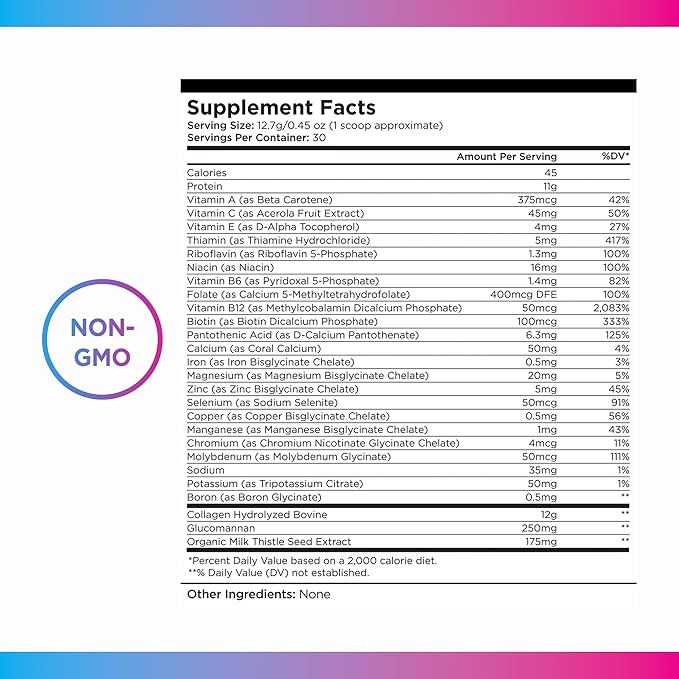 Livingood Daily Collagen Powder for Women 30 Servings
